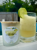 Frozen Margarita Soy Blend Candle (crackling wood wick)