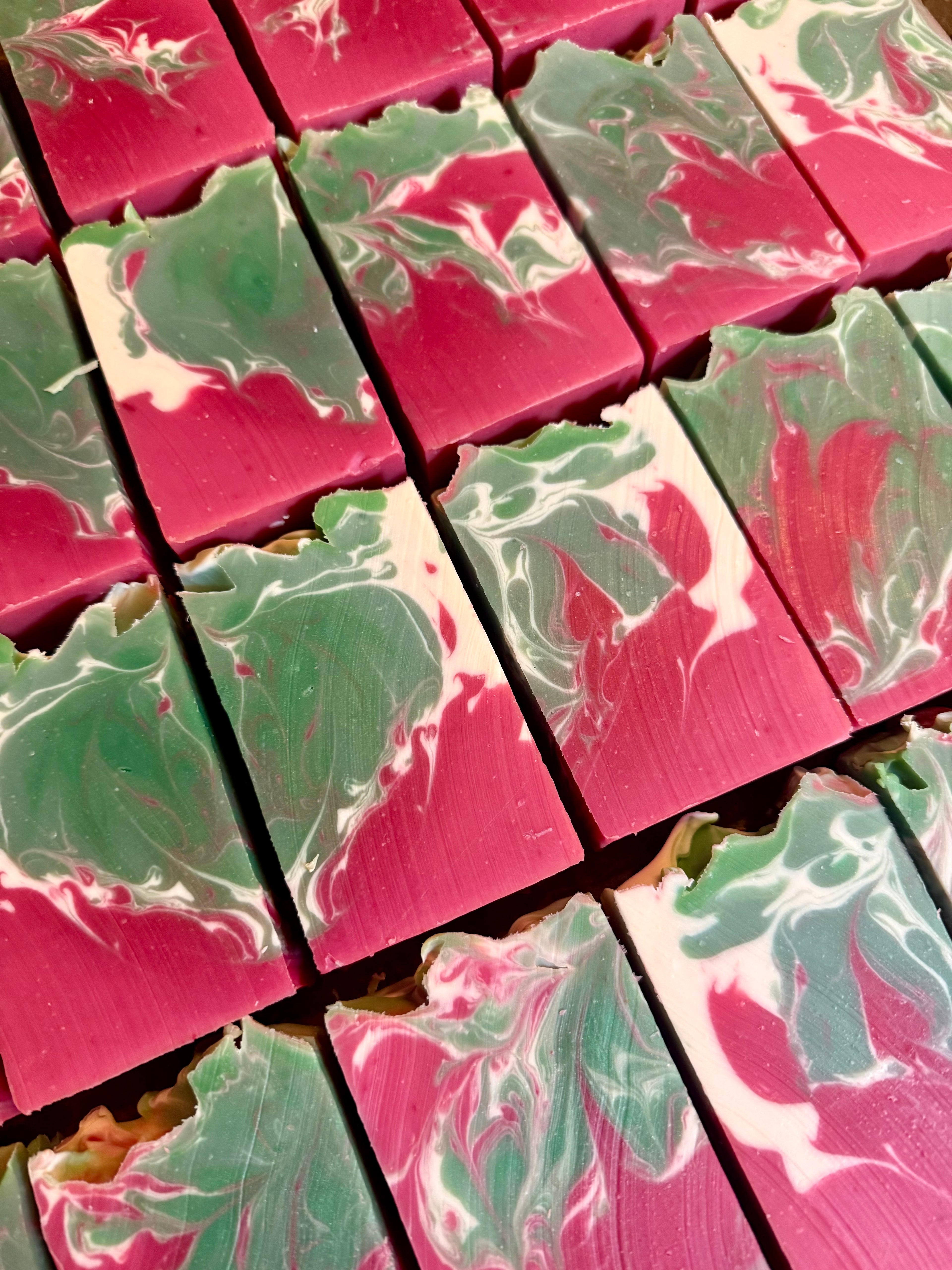 A Juicy Summer Triple Butter Soap (Watermelon Sugar) **Vegan**