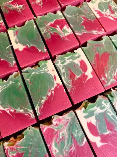 A Juicy Summer Triple Butter Soap (Watermelon Sugar) **Vegan**