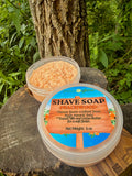 Shave Soap ('finished' with cocoa butter)