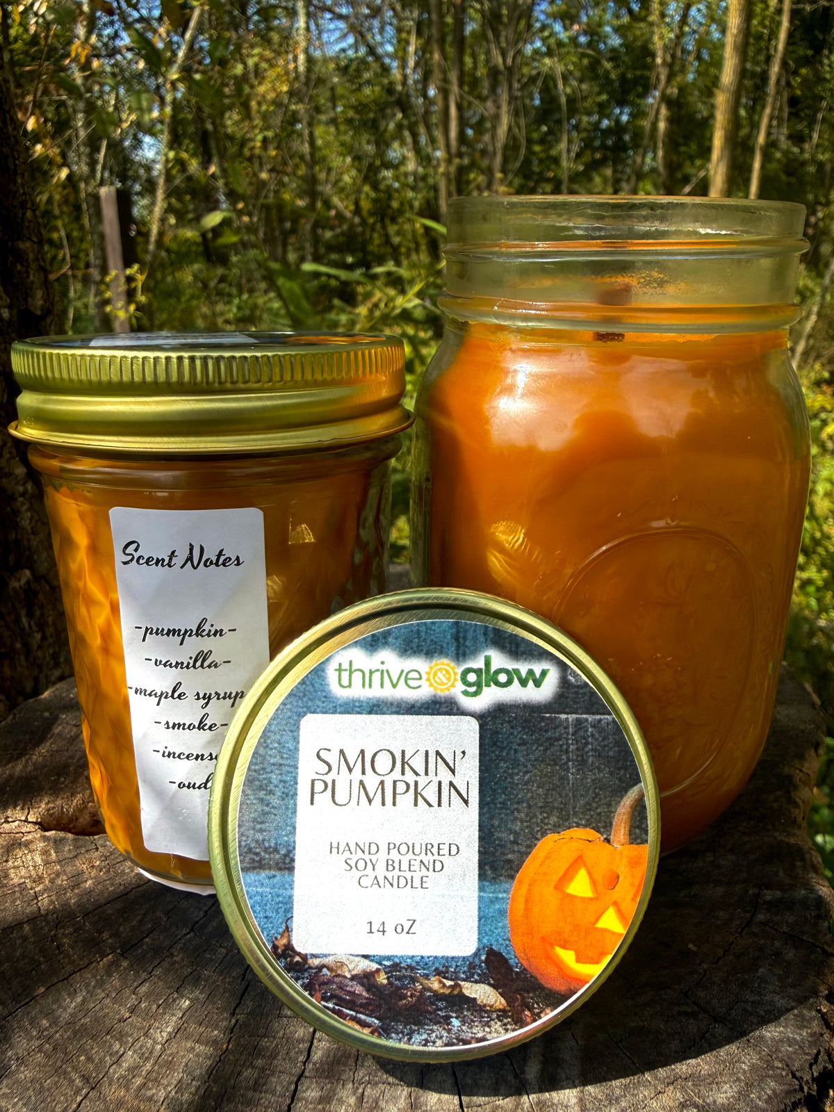Smokin' Pumpkin (crackling wood wick)