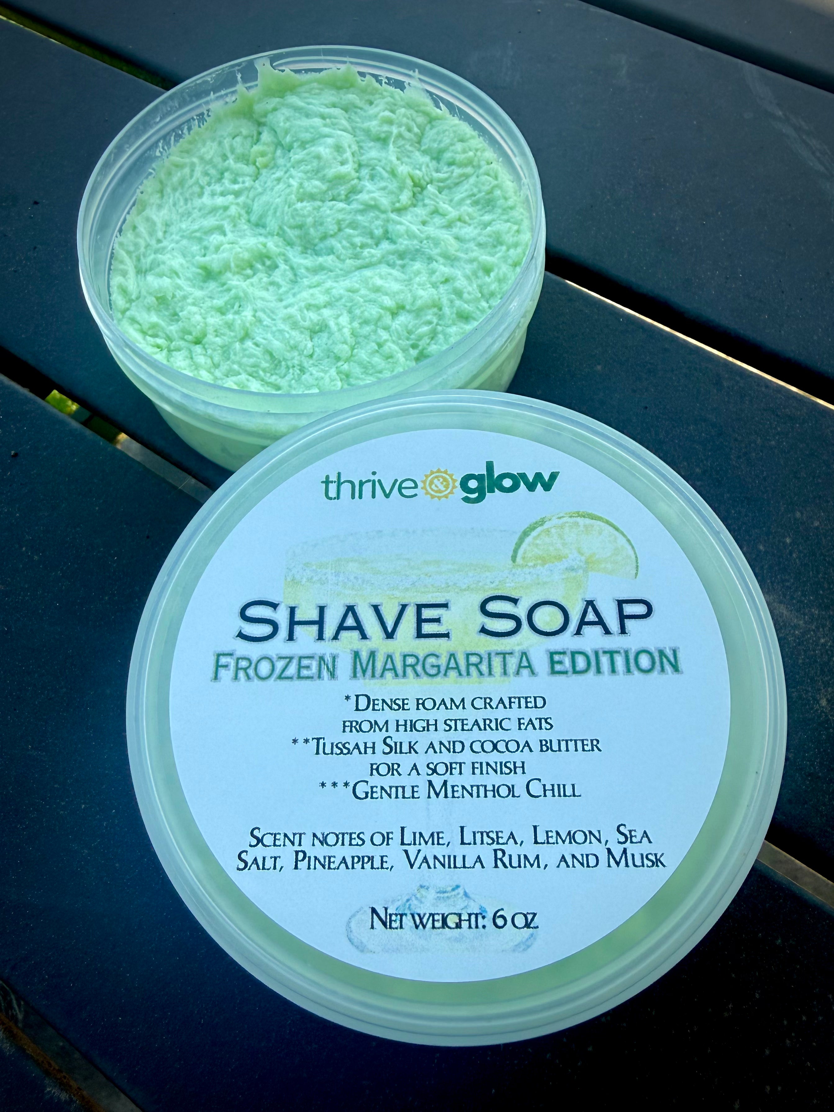 Shave Soap ('finished' with cocoa butter)