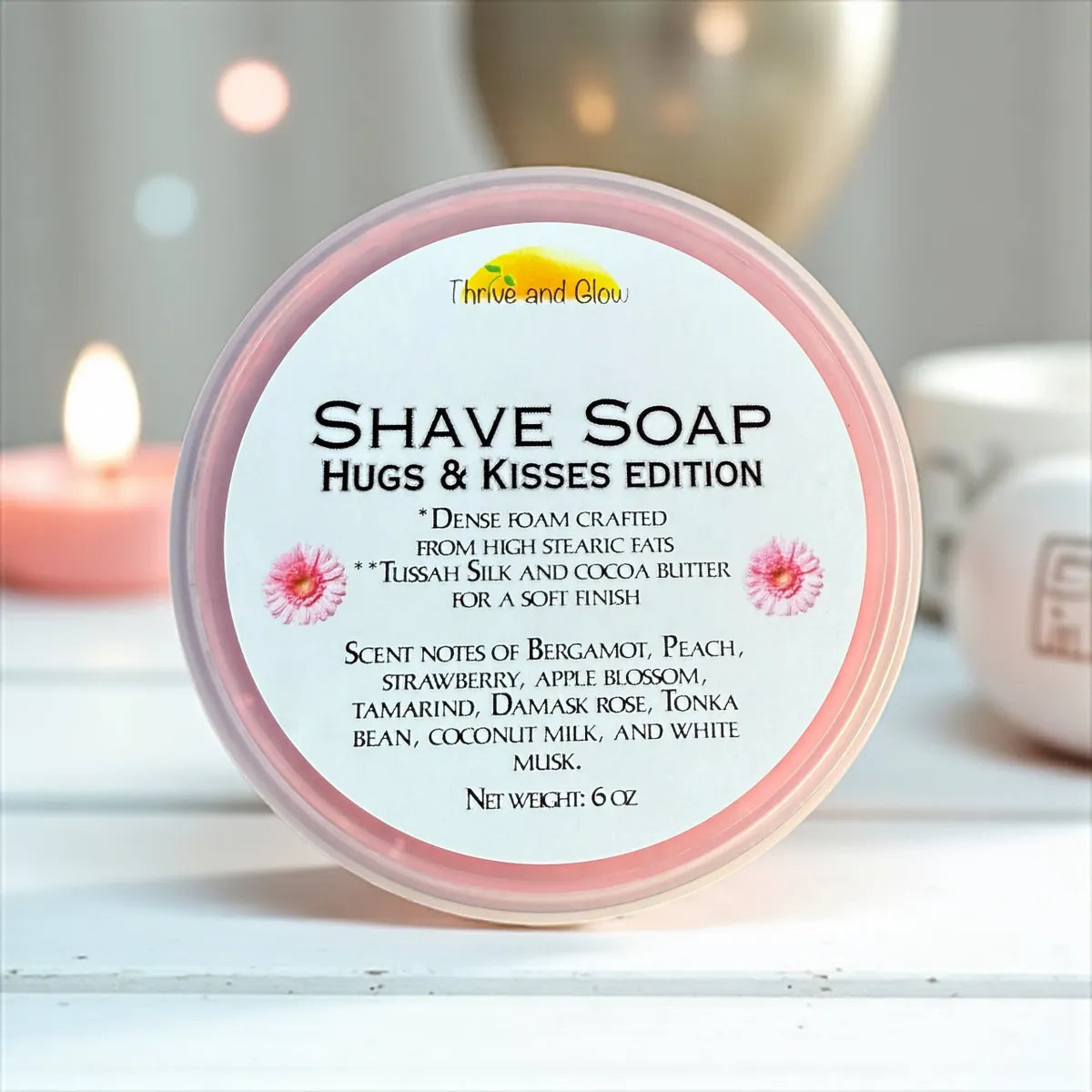 Shave Soap ('finished' with cocoa butter)