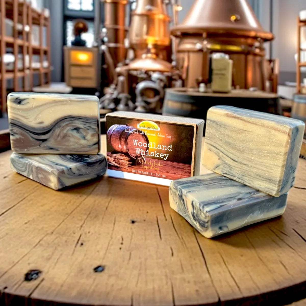 Woodland Whiskey (Kentucky Bourbon scented soap)