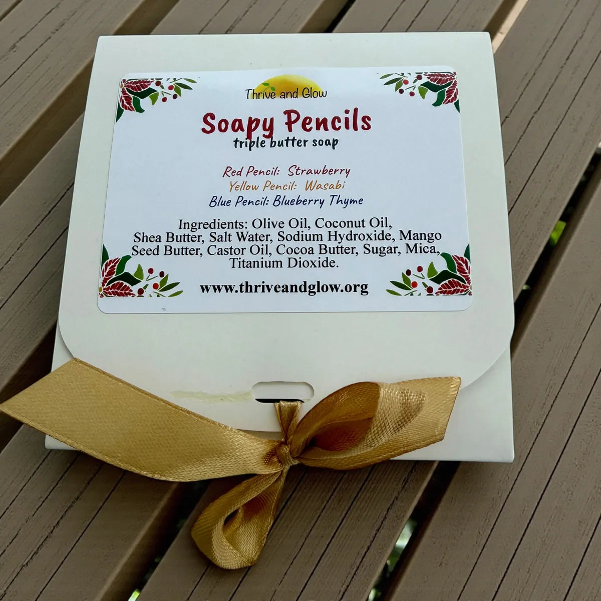 Soapy Pencils triple butter soap *vegan*