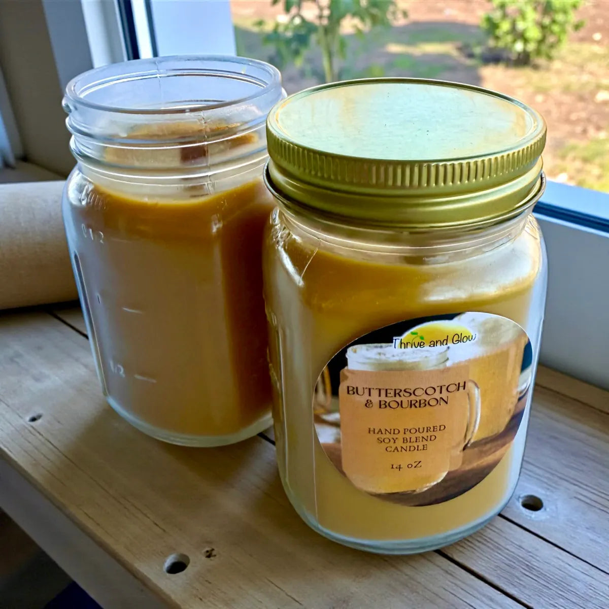 Butterscotch & Bourbon (crackling wood wick)