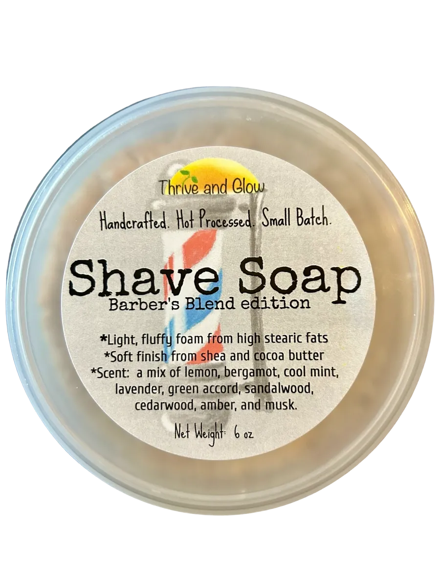 Shave Soap ('finished' with cocoa butter)