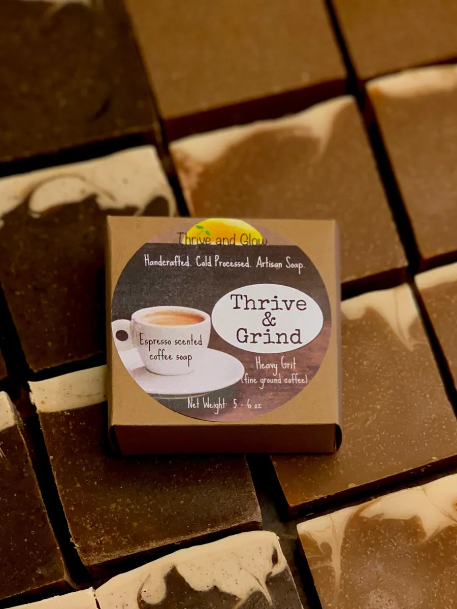 Thrive and Grind (Espresso scented coffee soap)