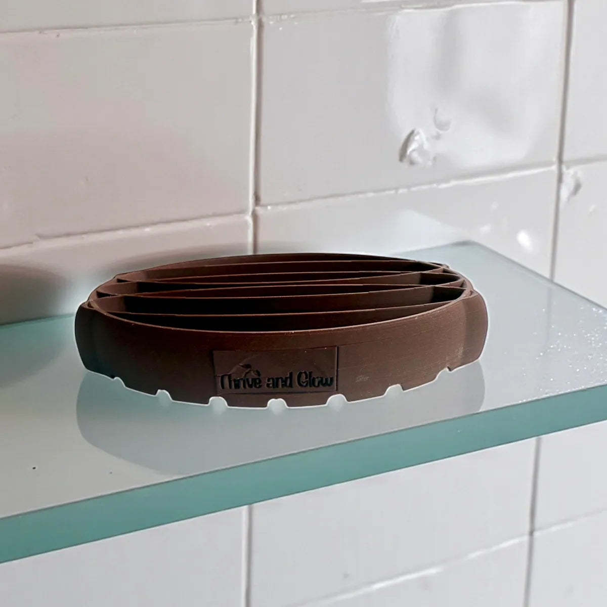 Soap Dishes with TnG logo (designed and printed by Nathan Malick)