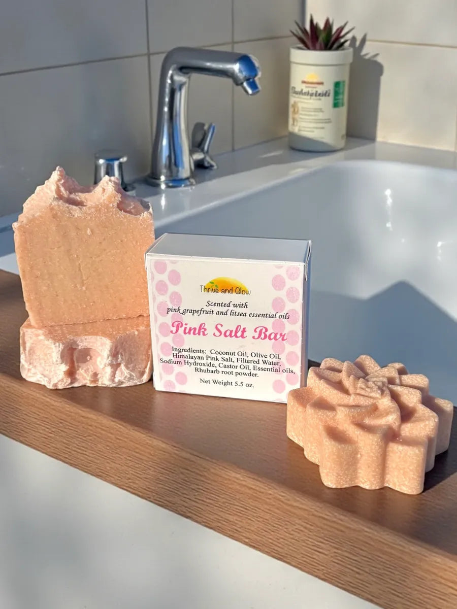 Pink Salt Bar *vegan* (made with pink himalayan salt and essential oils)