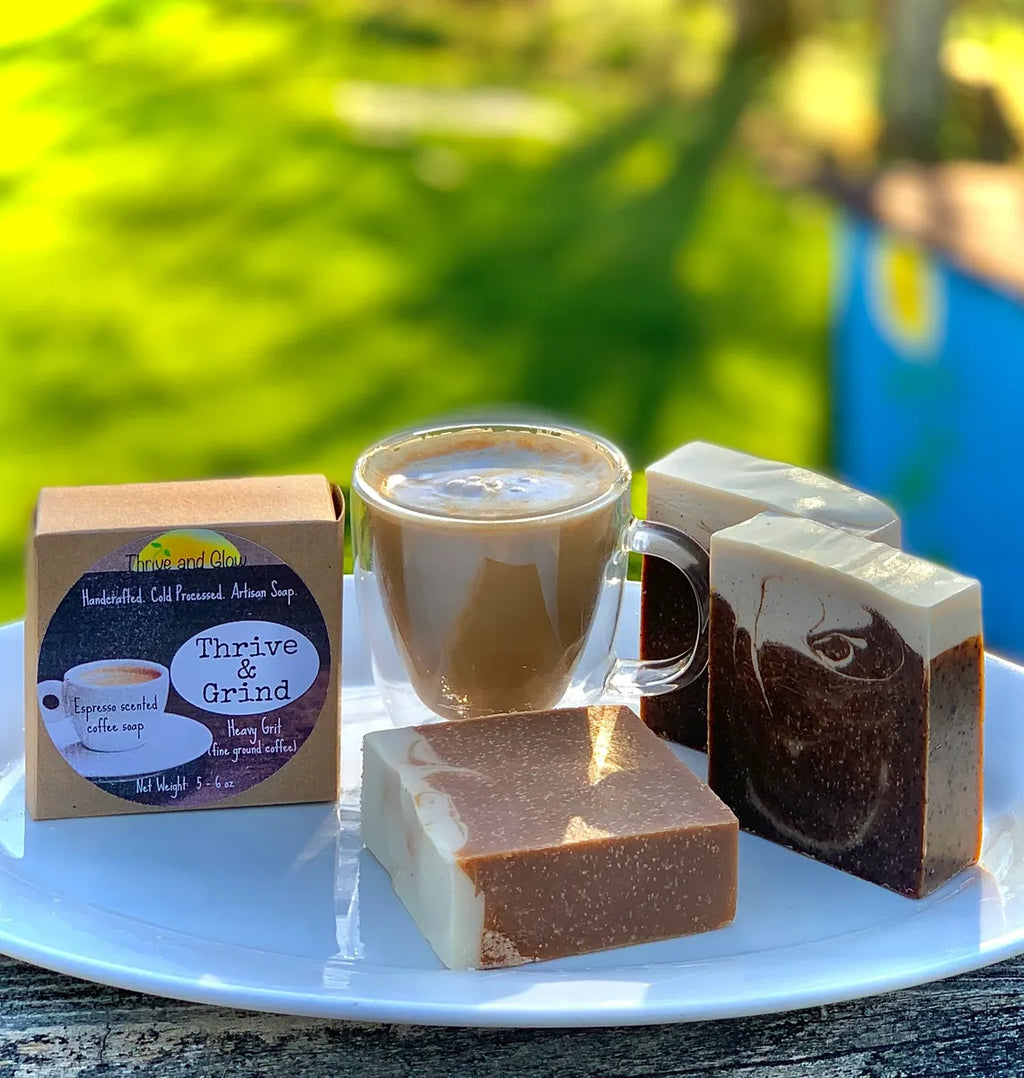 Thrive and Grind (Espresso scented coffee soap)