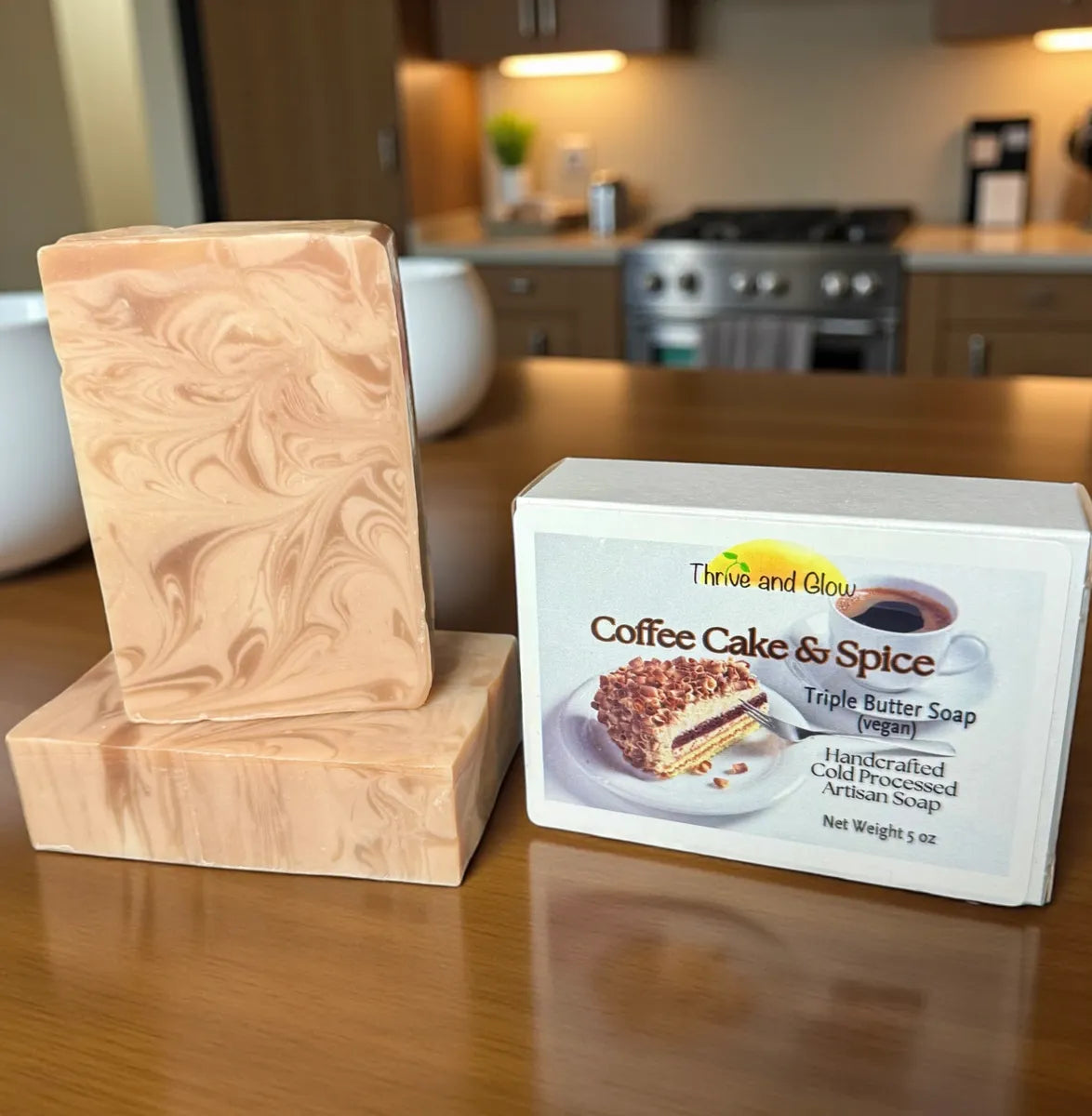 Coffee Cake & Spice triple butter soap *Vegan*
