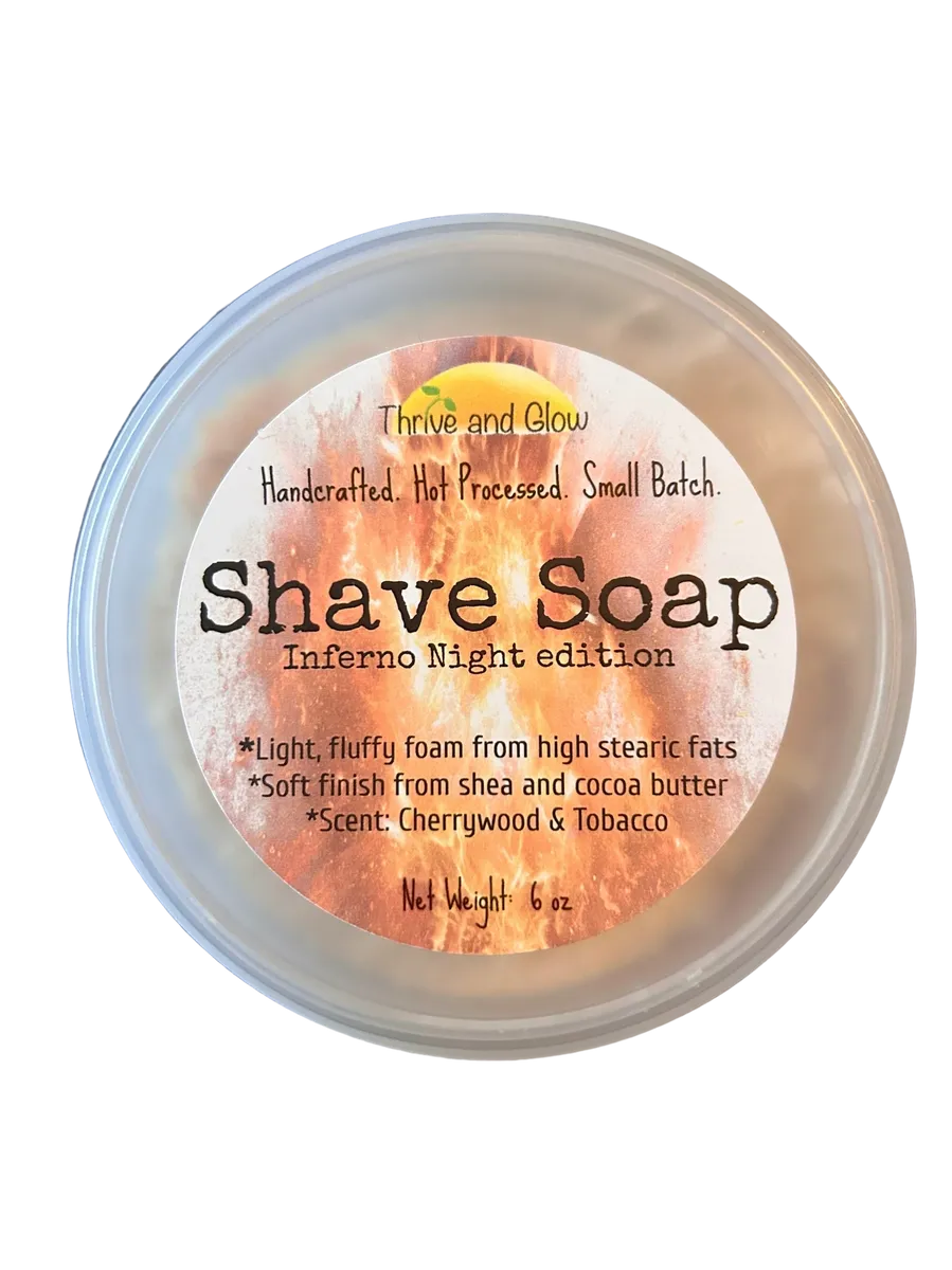 Shave Soap ('finished' with cocoa butter)