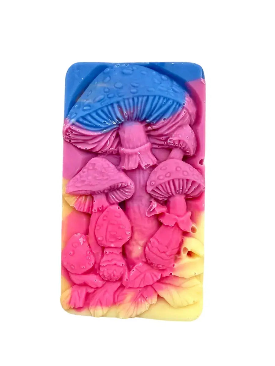 Custom Amanita Mushroom Soaps Thrive and Glow